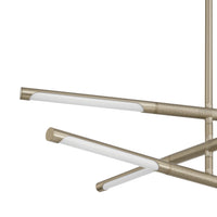 Overture 24-inch 6-light Champagne Gold 5CCT LED Chandelier