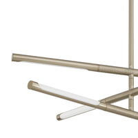 Overture 24-inch 6-light Champagne Gold 5CCT LED Chandelier