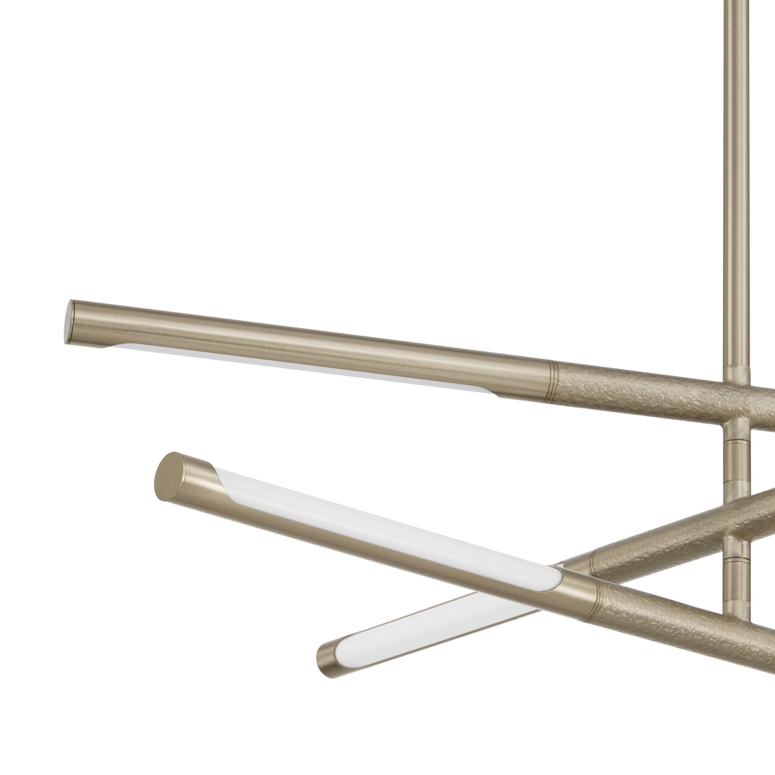Overture 24-inch 6-light Champagne Gold 5CCT LED Chandelier