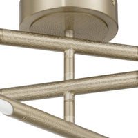 Overture 24-inch 6-light Champagne Gold 5CCT LED Chandelier