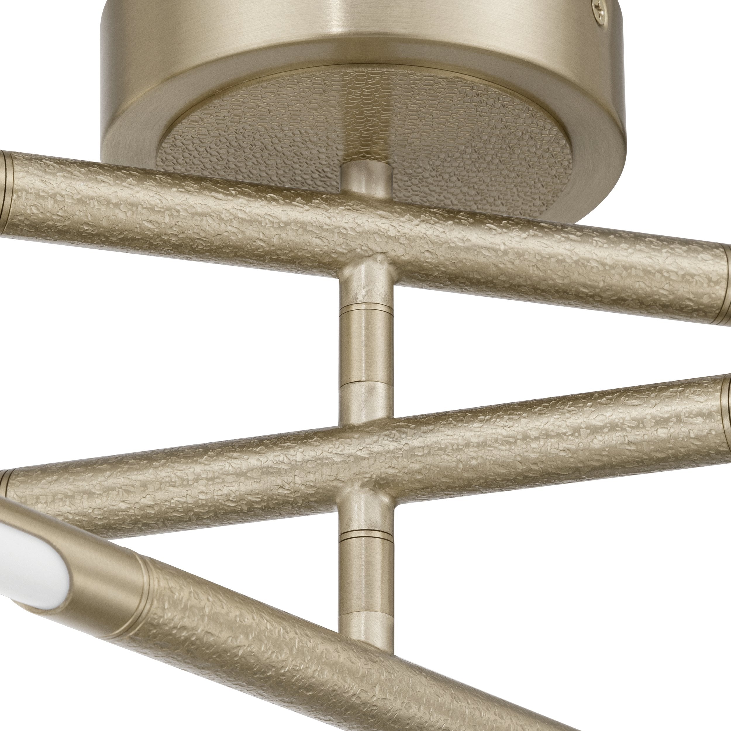 Overture 24-inch 6-light Champagne Gold 5CCT LED Chandelier
