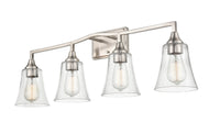 32.5'' Caily Brushed Nickel 4 Light Bath Vanity