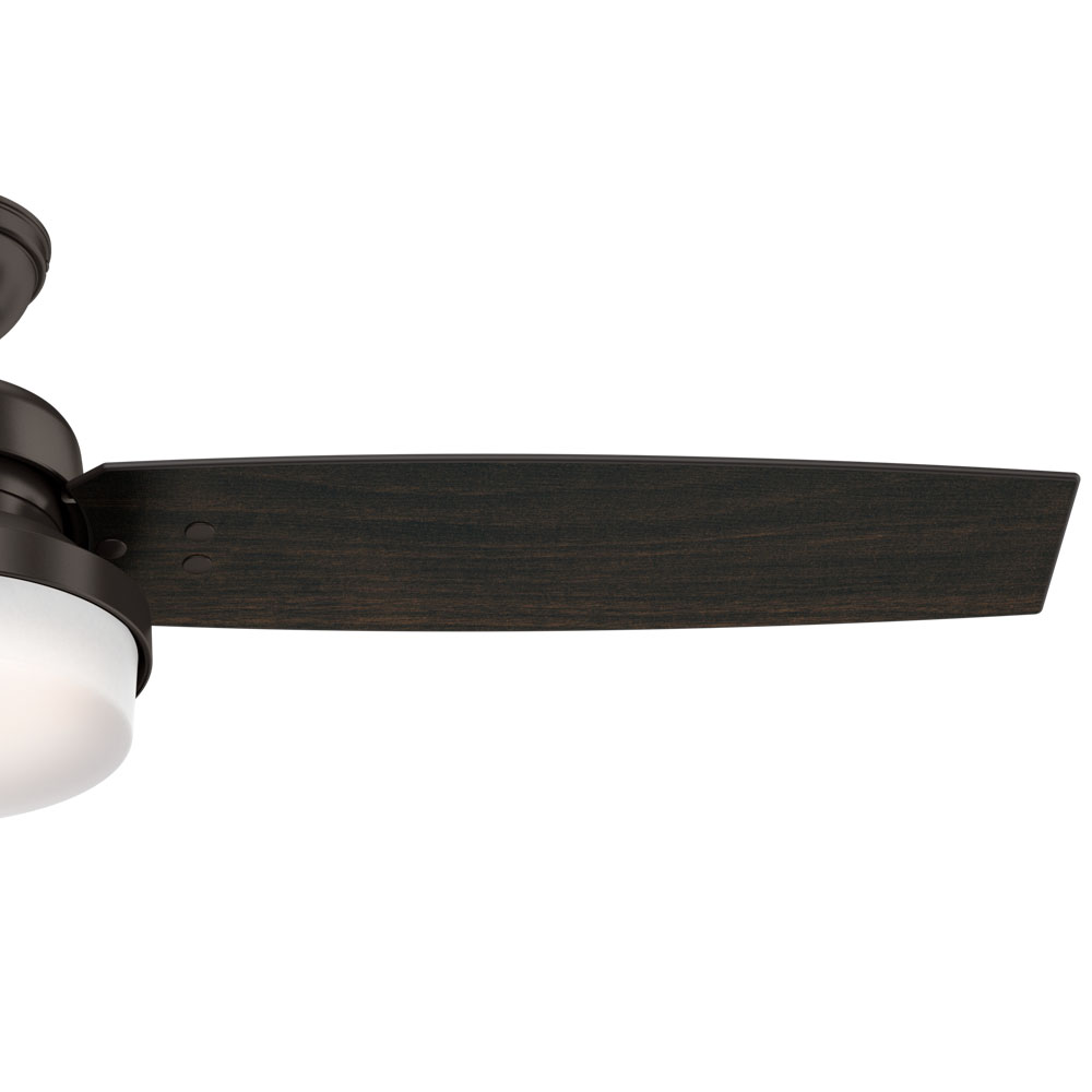 52 inch Sentinel Premier Bronze Ceiling Fan with LED Light Kit and Handheld Remote