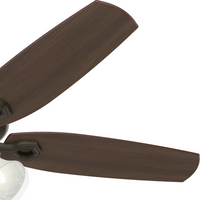 52 inch Builder New Bronze Ceiling Fan with LED Light Kit and Pull Chain
