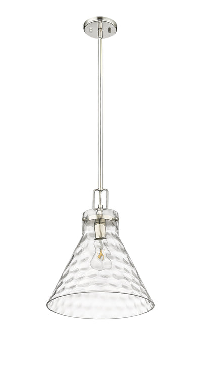 12.8'' Barlon Polished Nickel 1 Light Pendant