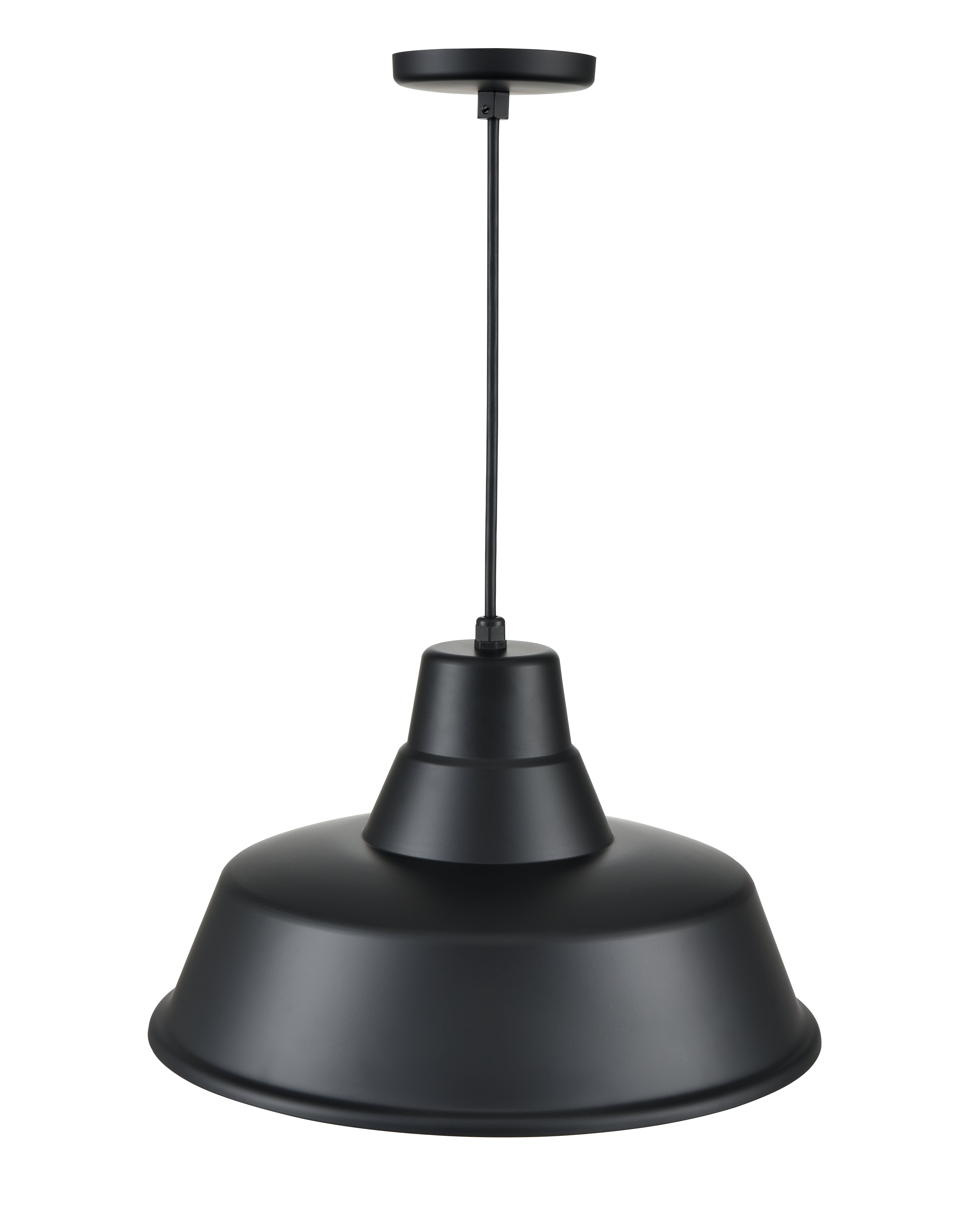 10.5'' R Series Satin Black 1 Light Pendant
