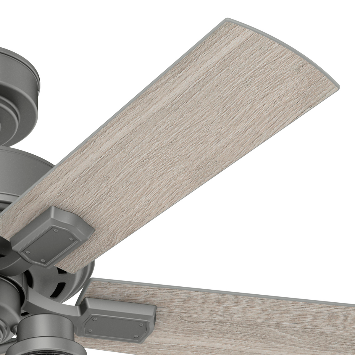 44 inch Hartland Matte Silver Ceiling Fan with LED Light Kit and Pull Chain