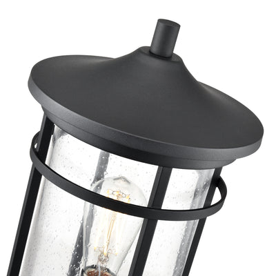 17.13'' Namath Textured Black 1 Light Post Lantern
