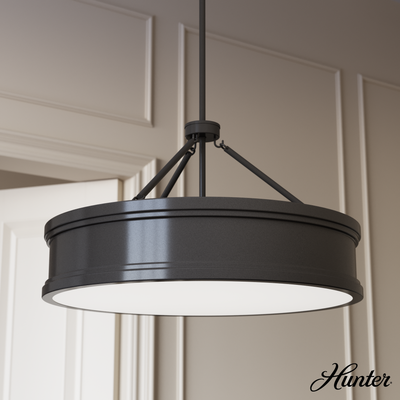 Hartland 4-inch 1-light Noble Bronze Pendant with Seeded Glass