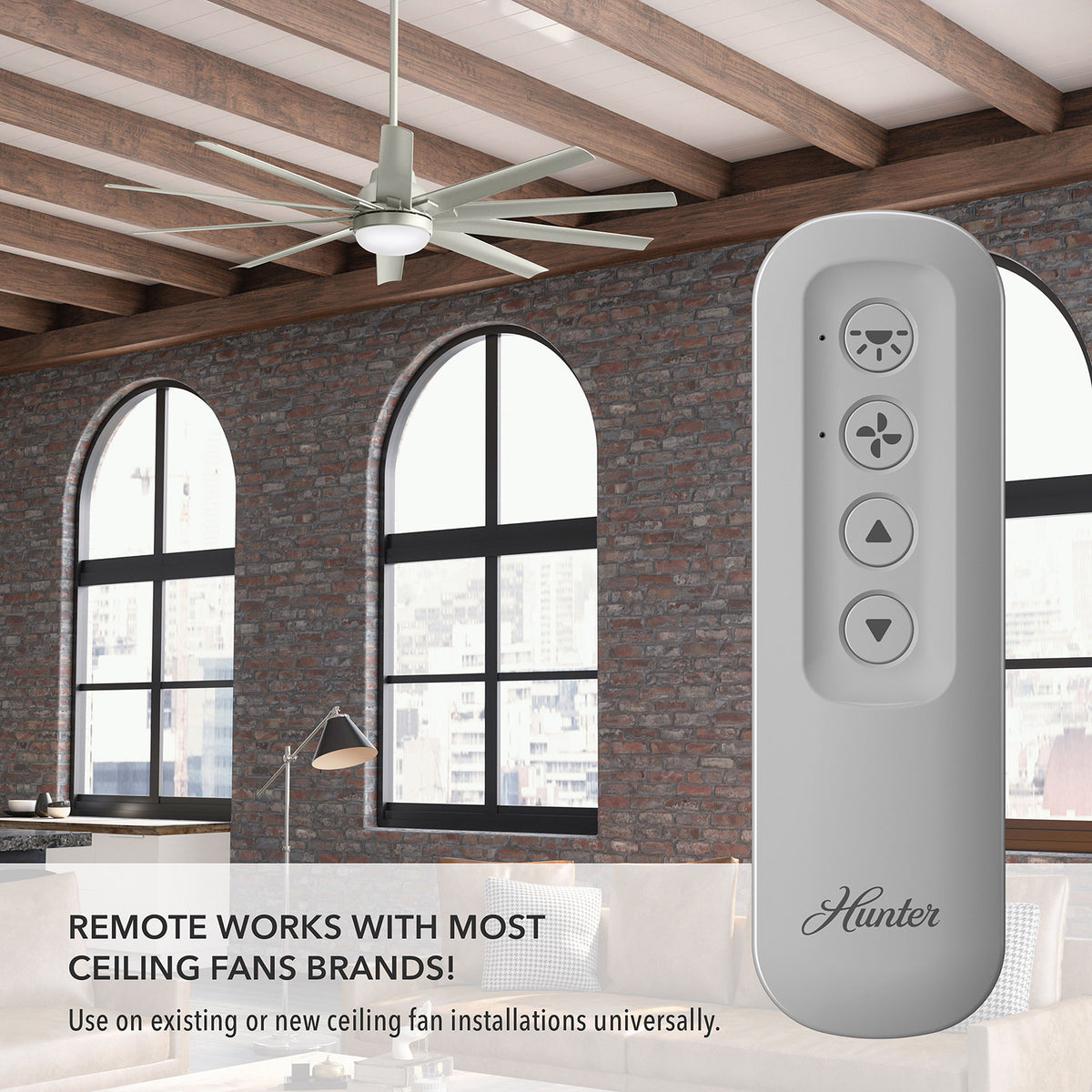 Hunter Universal Fan-Light Remote Control (Receiver Not Included)