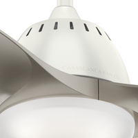 Casablanca 44 inch Wisp Fresh White LED Ceiling Fan Handheld Remote