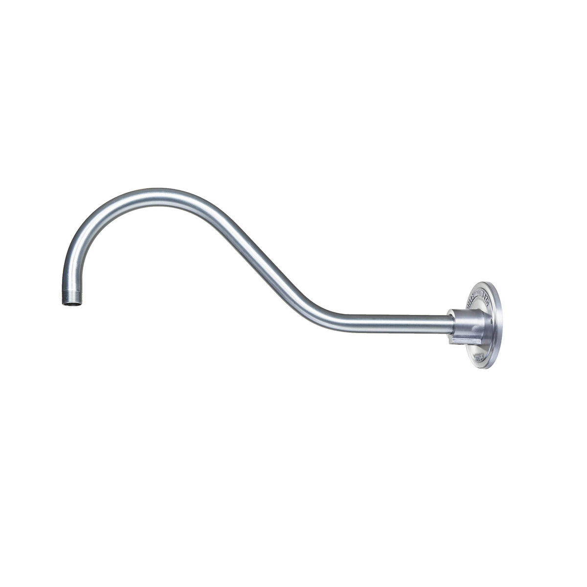 9.5-inch R Series Galvanized Gooseneck Arm with Metal Shade