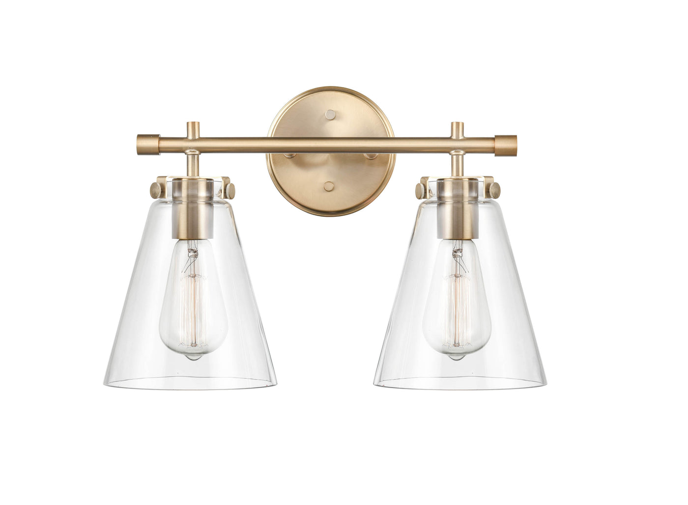 16'' Aliza Modern Gold 2 Light Bath Vanity