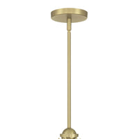 29'' Rovessa Vintage Brass 6 Light Chandelier