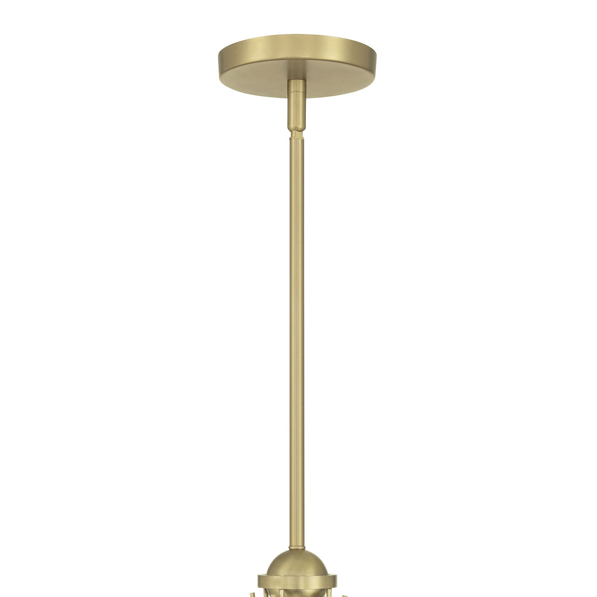 29'' Rovessa Vintage Brass 6 Light Chandelier