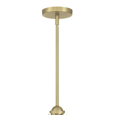 29'' Rovessa Vintage Brass 6 Light Chandelier