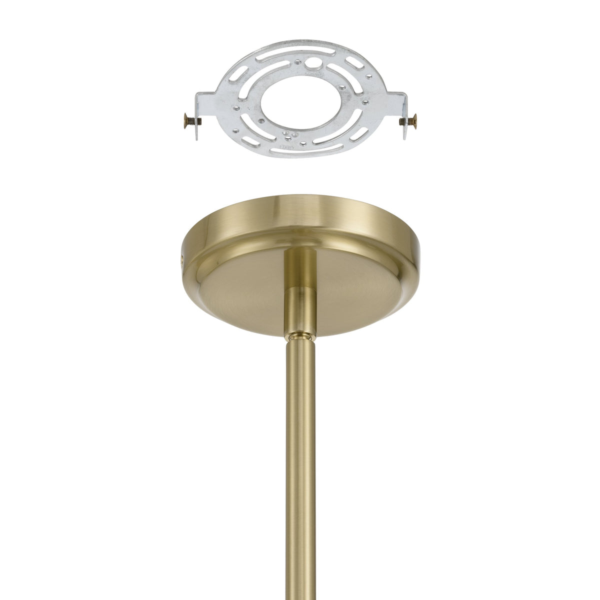 Dahlia 28-inch 8-light Brass Chandelier with Opal Glass Shades