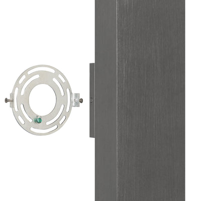 Jasper 14-inch 2-light Graphite LED Exterior Wall Sconce