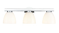 24'' Apria Polished Chrome 3 Light Bath Vanity