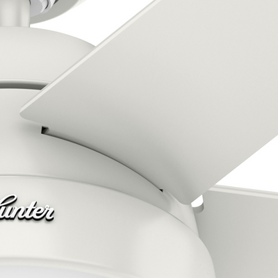 52 inch Anslee Fresh White Ceiling Fan with LED Light Kit and Pull Chain