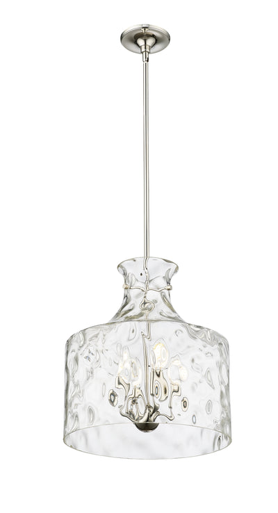 16.5'' Santorini Polished Nickel 4 Light Pendant