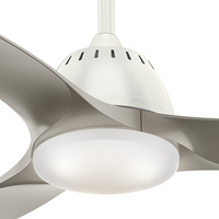 Casablanca 44 inch Wisp Fresh White LED Ceiling Fan Handheld Remote
