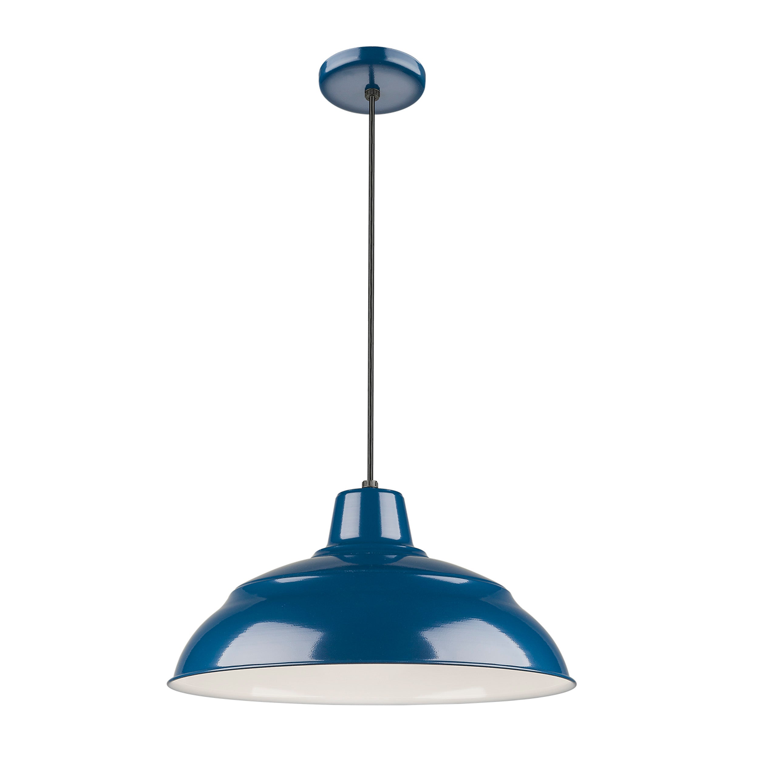 9.25'' R Series Navy Blue 1 Light Pendant