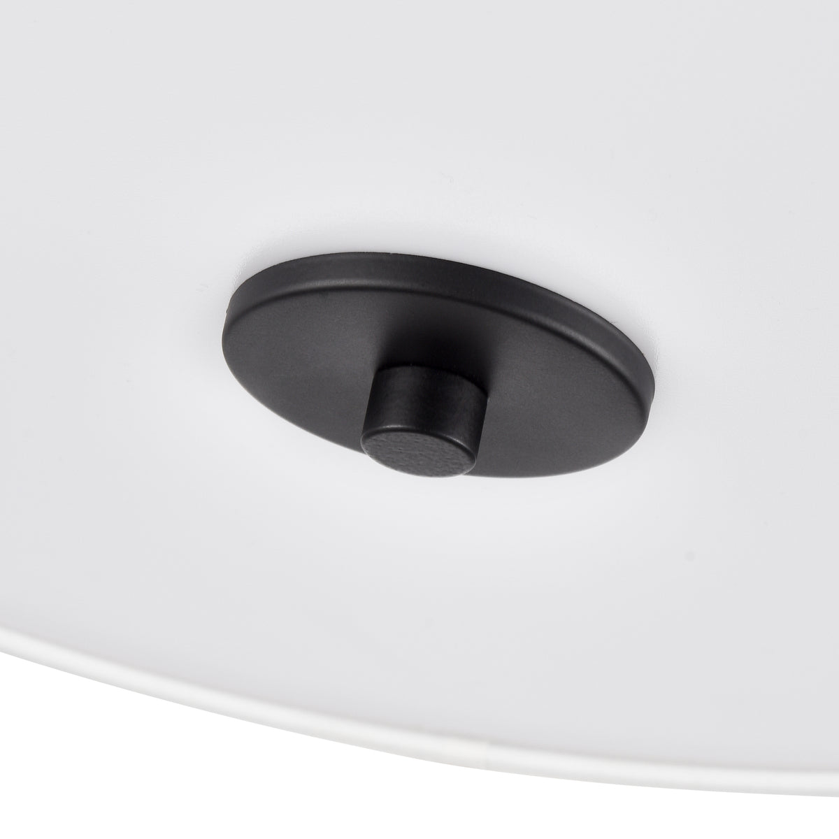 7.75'' Guyten Matte Black 2 Light Flush Mount