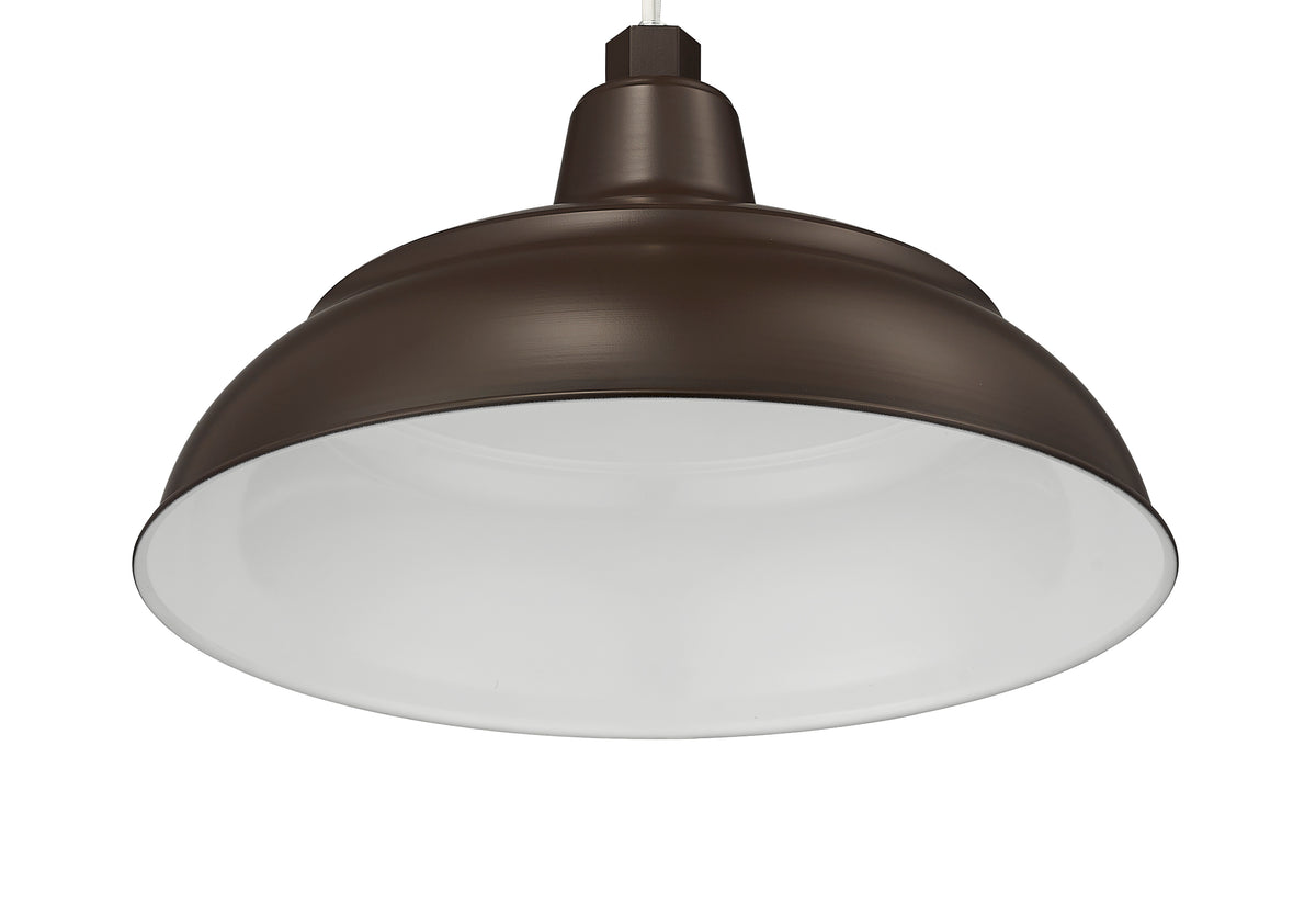 14-inch R Series Architectural Bronze Warehouse Shade