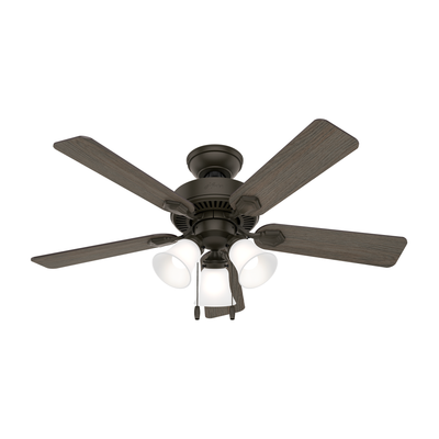 44 inch Swanson New Bronze Ceiling Fan with LED Light Kit