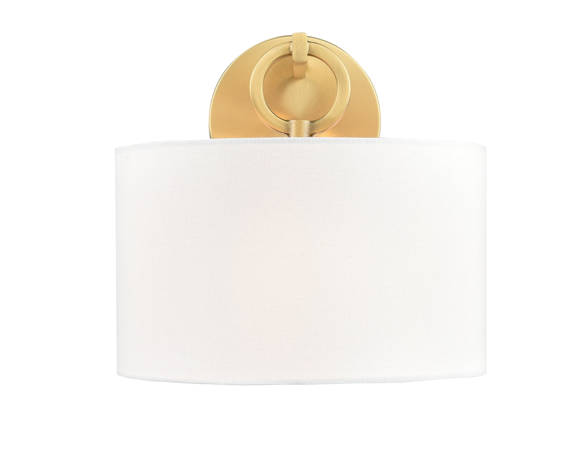 9.88'' Braxstan Vintage Brass 1 Light Wall Sconce