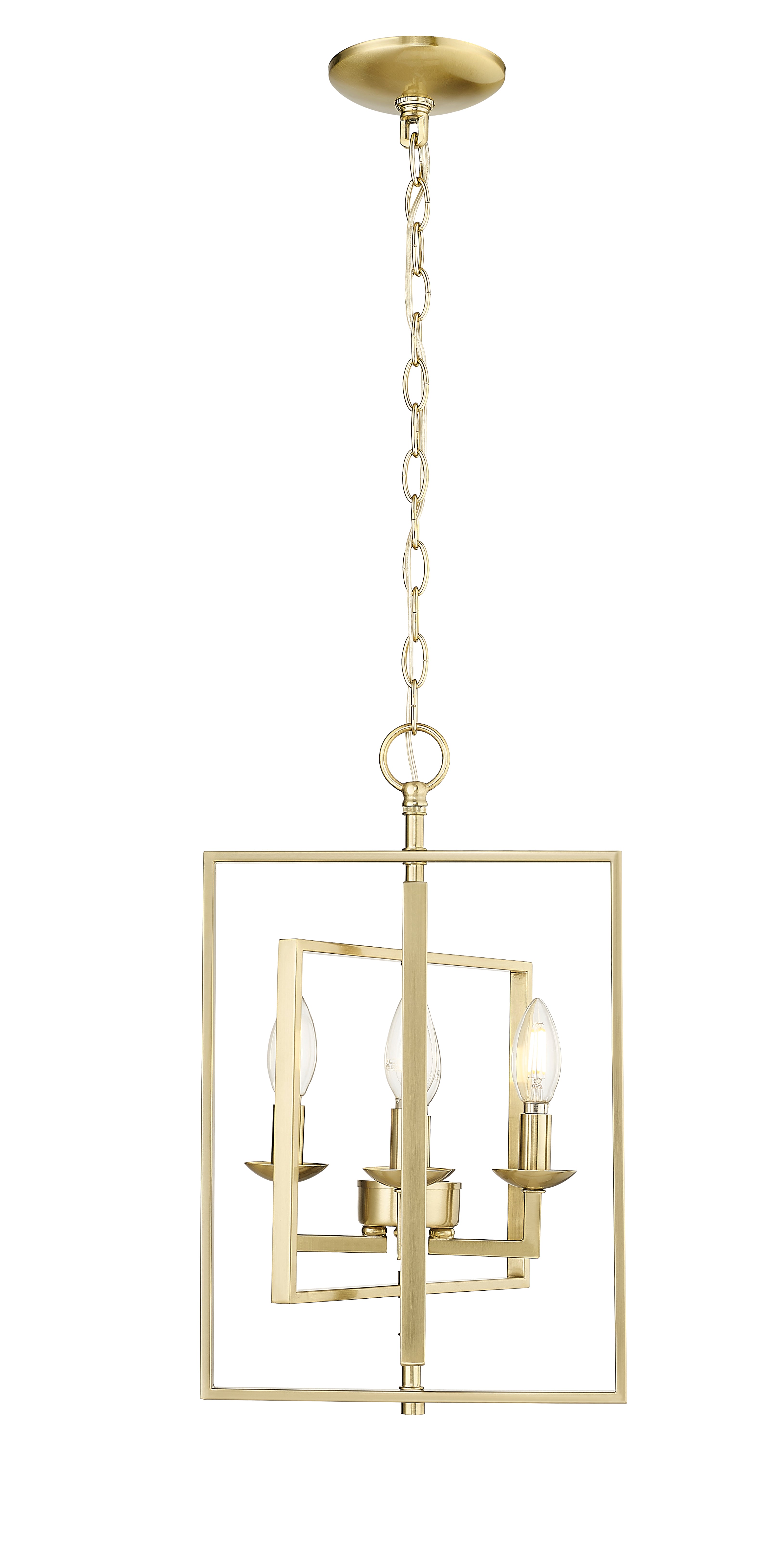 18.25'' Nellis Modern Gold 4 Light Pendant