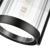 19'' Braselton Powder Coated Black 1 Light Hanging Lantern