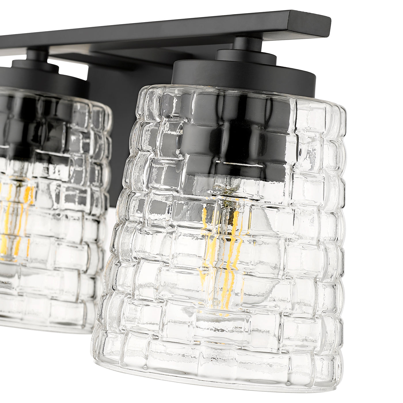 23'' Saben Matte Black 3 Light Bath Vanity