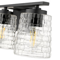 23'' Saben Matte Black 3 Light Bath Vanity