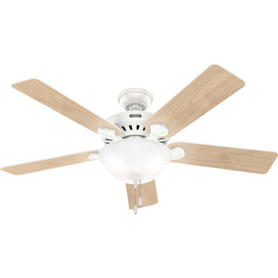 52 inch Pro's Best ENERGY STAR® Fresh White Ceiling Fan with LED Light Kit and Pull Chain