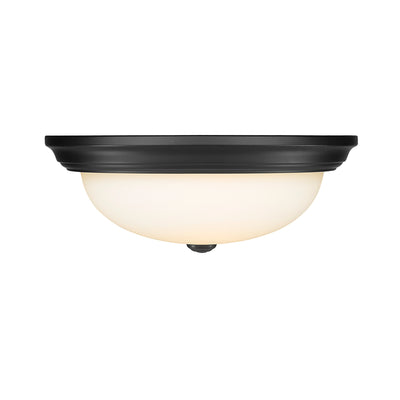 5.75'' Kipson Matte Black 3 Light Flush Mount