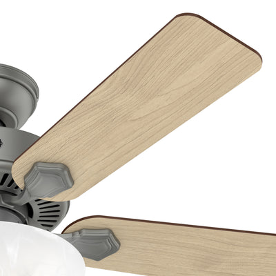 44 inch Swanson ENERGY STAR® Matte Silver Ceiling Fan with LED Light Kit and Pull Chain
