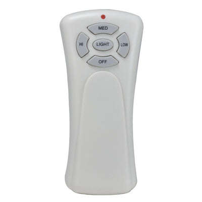 2.5-inch White Fan Remote Control