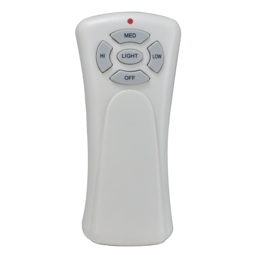 2.5-inch White Fan Remote Control