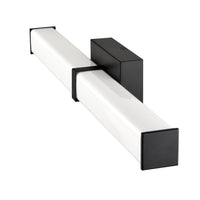 24'' Tron Matte Black  Vanity Light