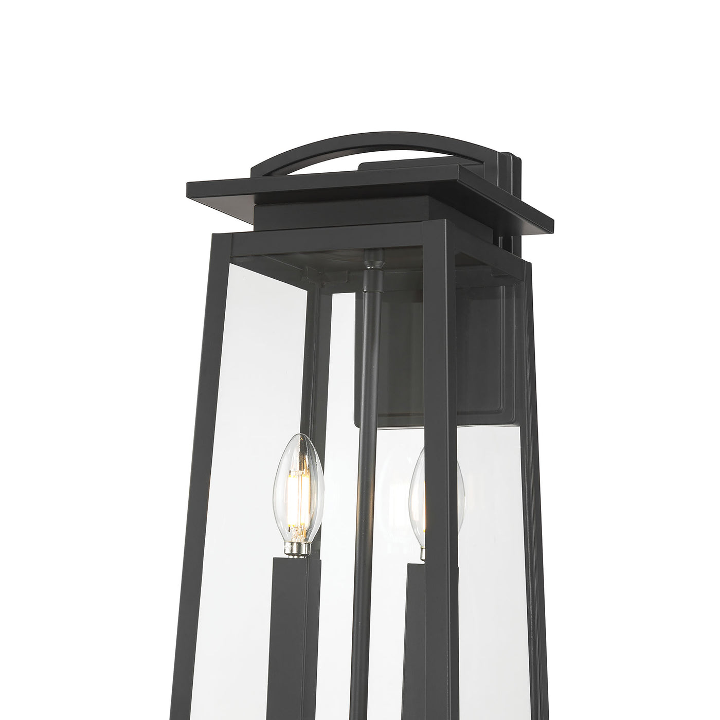 7.5'' Kendrix Powder Coated Black 2 Light Lantern