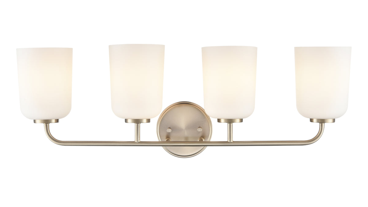 28'' Laphia Modern Gold 4 Light Bath Vanity