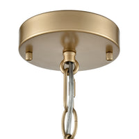 6.5'' Arelyn Painted Modern Gold 2 Light Pendant