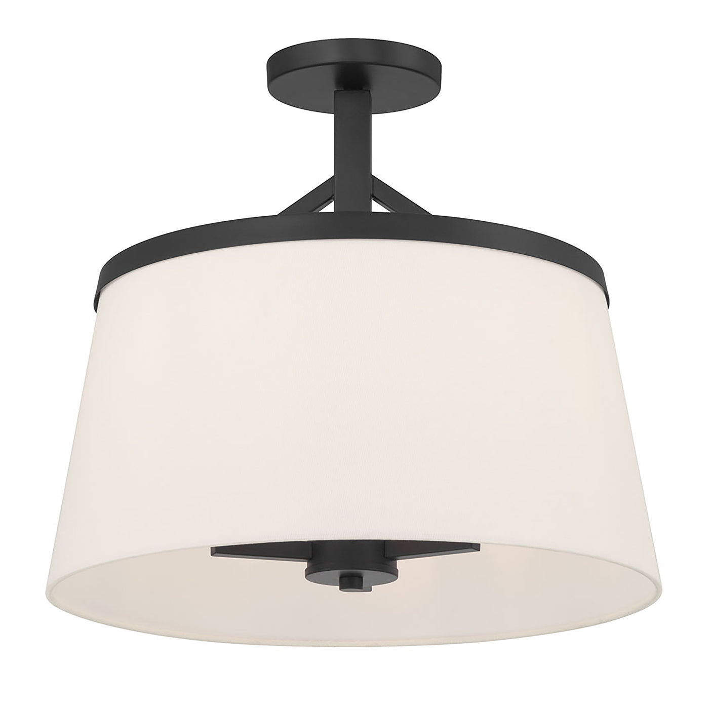 13.75'' Montrine Matte Black 3 Light Pendant