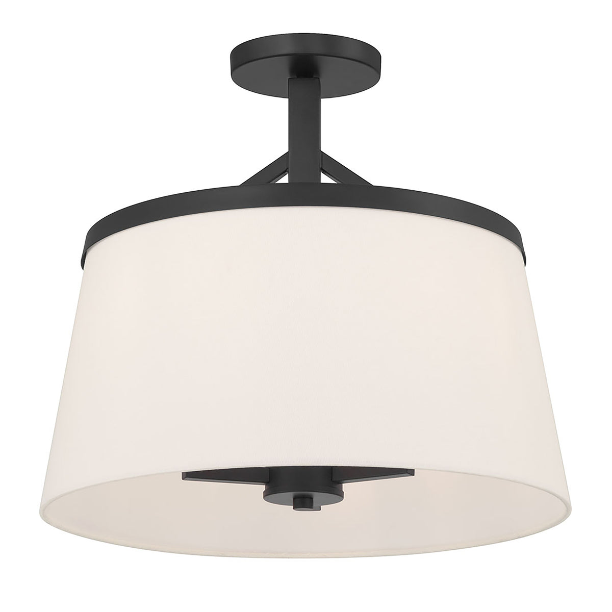 13.75'' Montrine Matte Black 3 Light Pendant