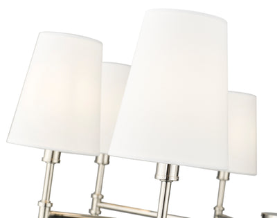 15.75'' Adorra Polished Nickel 8 Light Chandelier