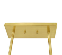 Luella 16 Light Brass Chandelier with Alabaster Shades