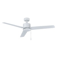 52 Inch Aldea III AC White Indoor Ceiling Fan 3-Blade