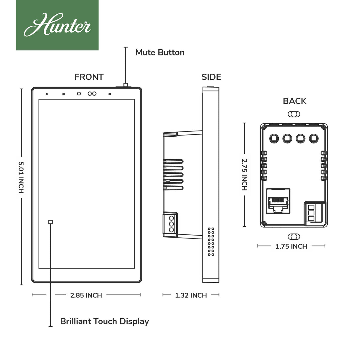 Hunter SMART Smart Wall Panel